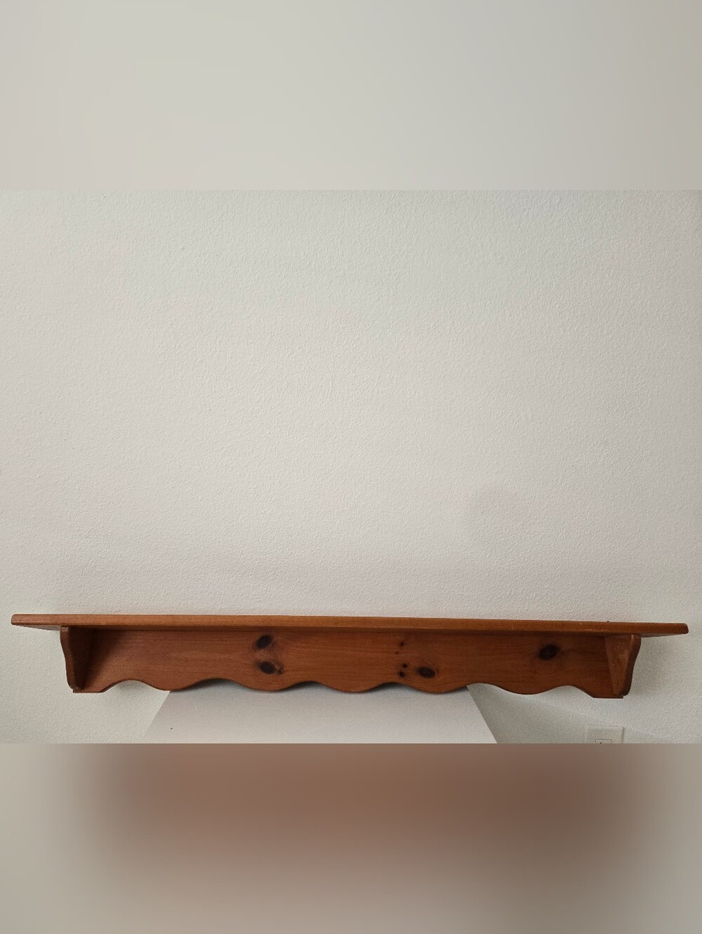 wooden wall shelf